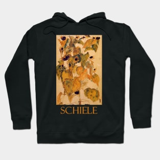 Sunflowers (1911) by Egon Schiele Hoodie